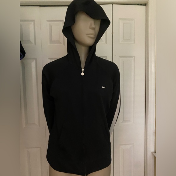 Vintage Nike Zip up Hoodie Track Jacket M - Picture 2 of 16